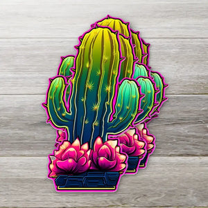 Neon Cactus - 2"