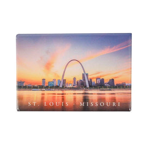 St. Louis Downtown at Sunset Magnets 2" x 3"