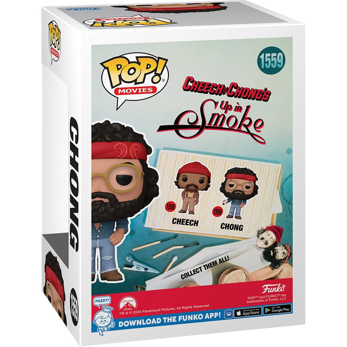 Cheech and Chong: Up in Smoke Chong Funko Pop! Vinyl Figure #1559