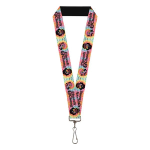 Cheech & Chong Tie Dye Print Lanyard SALE