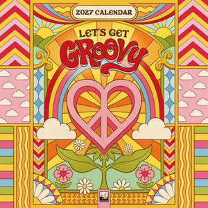 Dreamadelic: Let's get Groovy Mini Wall Calendar 2027