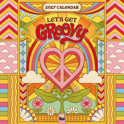 Dreamadelic: Let's get Groovy Mini Wall Calendar 2027