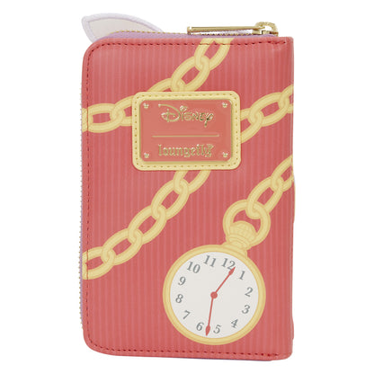Loungefly Disney Alice in Wonderland White Rabbit Zip Around Wallet