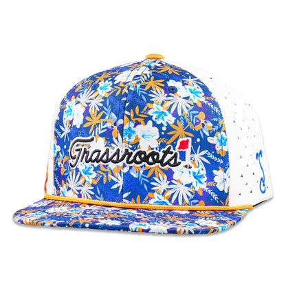 Grassroots California Golfroots Azalea Blue Dri-Bear Snapback Hat