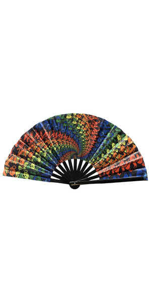 Grateful Dead Spiral Bears Folding Fan