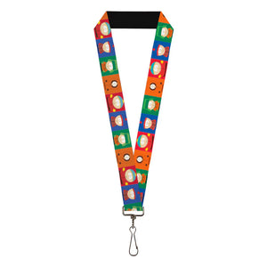 South Park Boys Blocks Print Lanyard