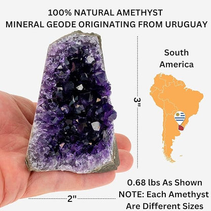 TRUENERGY Natural Amethyst Crystal Cluster