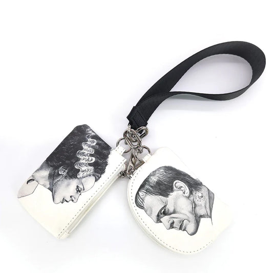 Monstrous Love - Frankenstein & Bride Zippered Wristlet Set
