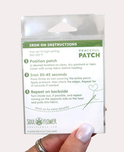 Soul Flower Evil Eye Iron-On Patch