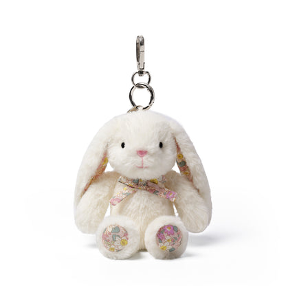 McHugs Cream Bunny Rabbit Stuffed Animal Bag Charm