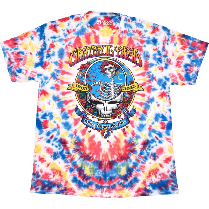 Grateful Dead 60th Anniversary Tie Dye T-Shirt