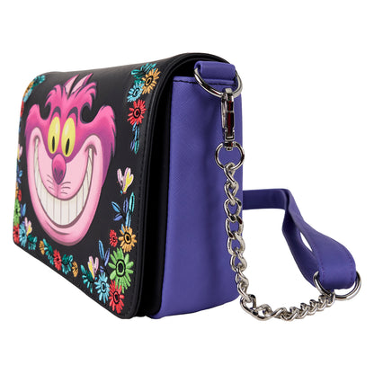 Loungefly Disney Alice in Wonderland Cheshire Cat Crossbody Bag