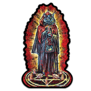 Lucipurr - Funny Satanic Cat Sticker