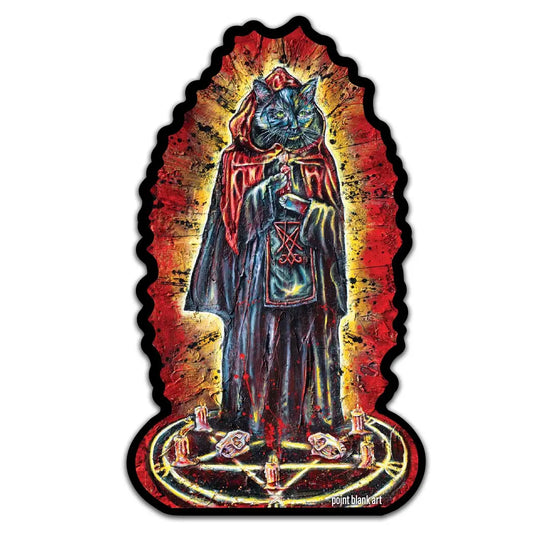 Lucipurr - Funny Satanic Cat Sticker
