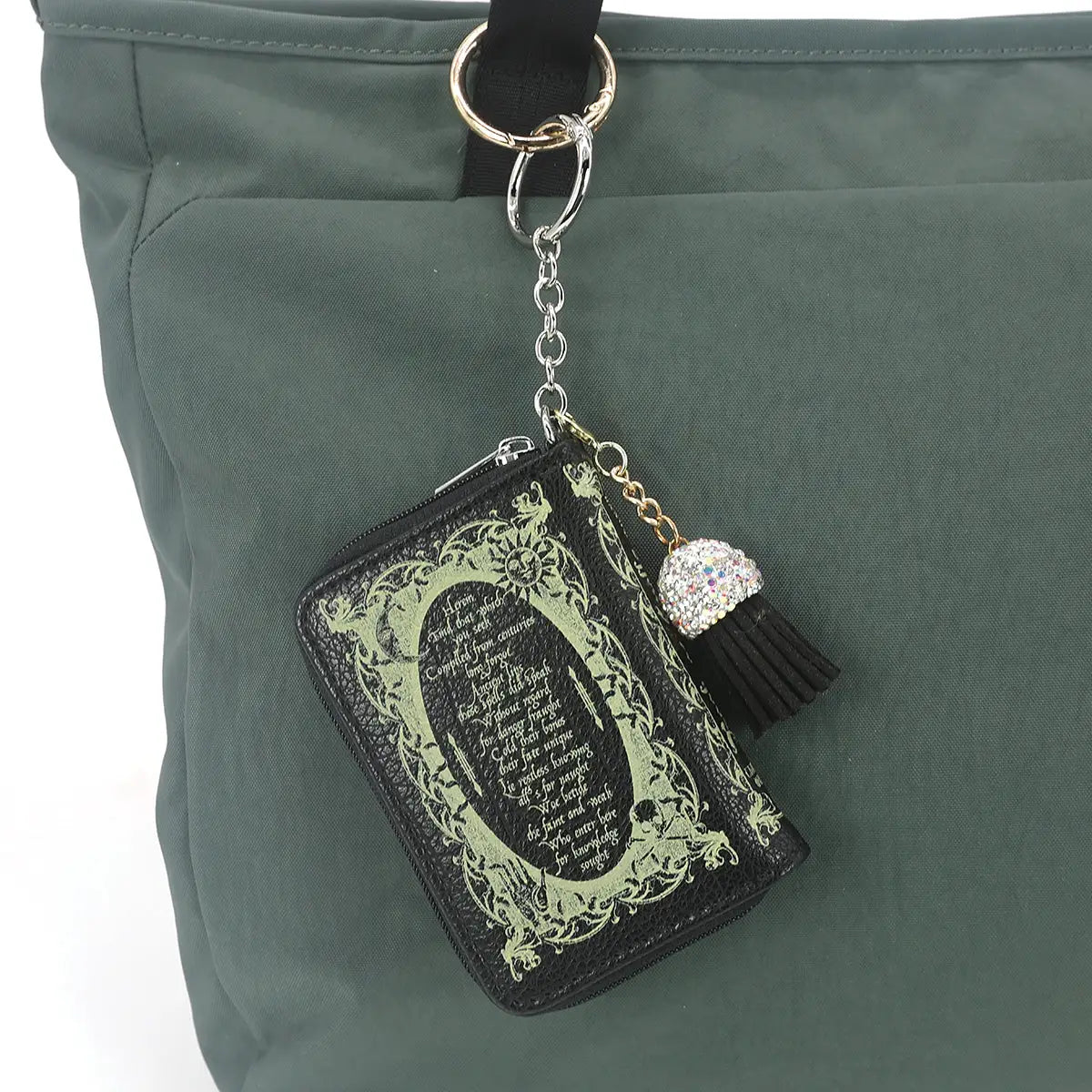 Book of Spells Book Bag Charm Coin Purse