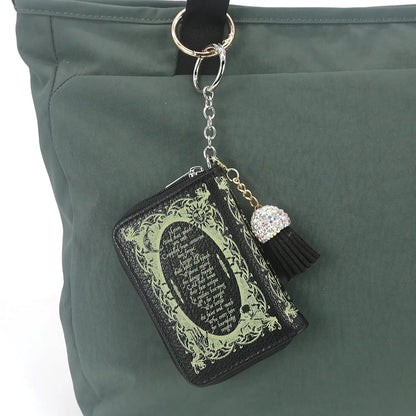Book of Spells Book Bag Charm Coin Purse