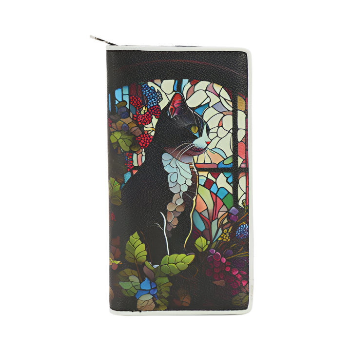 Stained Glass Cat Wallet
