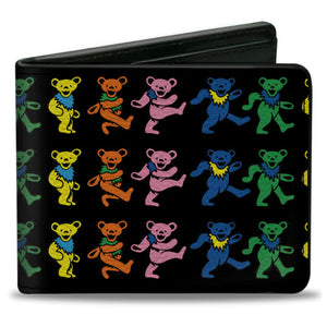 Grateful Dead Dancing Bears Bi-Fold Wallet