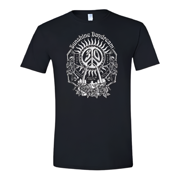 Sunshine Daydream 30th Anniversary Commemorative T-Shirt - Silver Logo