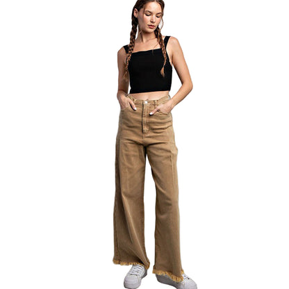 Crop Tank Top in Black