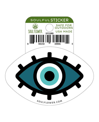 Soul Flower Evil Eye Sticker