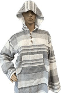 Kerala Striped Hooded Jacket