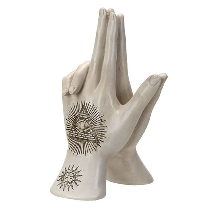 Mystic Mudra Celestial Palmistry Hands Statue