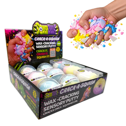 Fun Doh Wax Crushing Sensory Colorful Putty