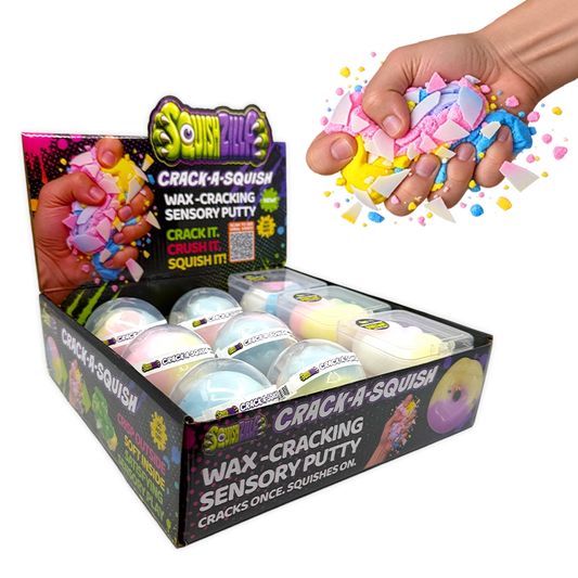 Fun Doh Wax Crushing Sensory Colorful Putty