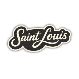 St. Louis Script Sticker