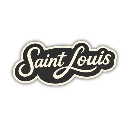 St. Louis Script Sticker