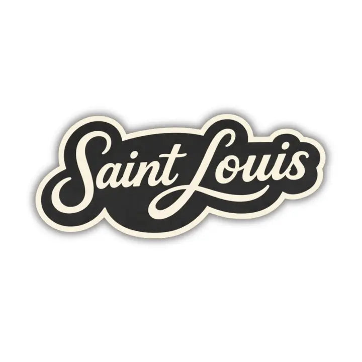 St. Louis Script Sticker