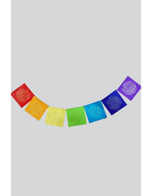 Flower Of Life Prayer Flag