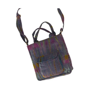 Tie Dyed Corduroy Shoulder Bag