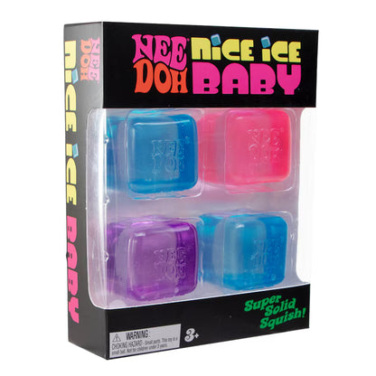 NeeDoh Nice Ice Baby Fidget Cube 4 Pack