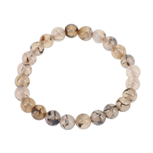Dragon Agate Bracelet - 8mm