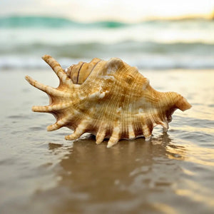Common Spider Conch Sea Shell