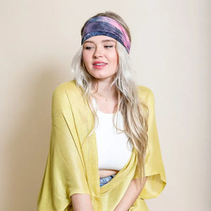 Coral Sky Tie Dye Headwrap