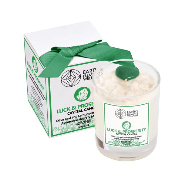 Earth's Elements Wellness Candle - Luck & Prosperity