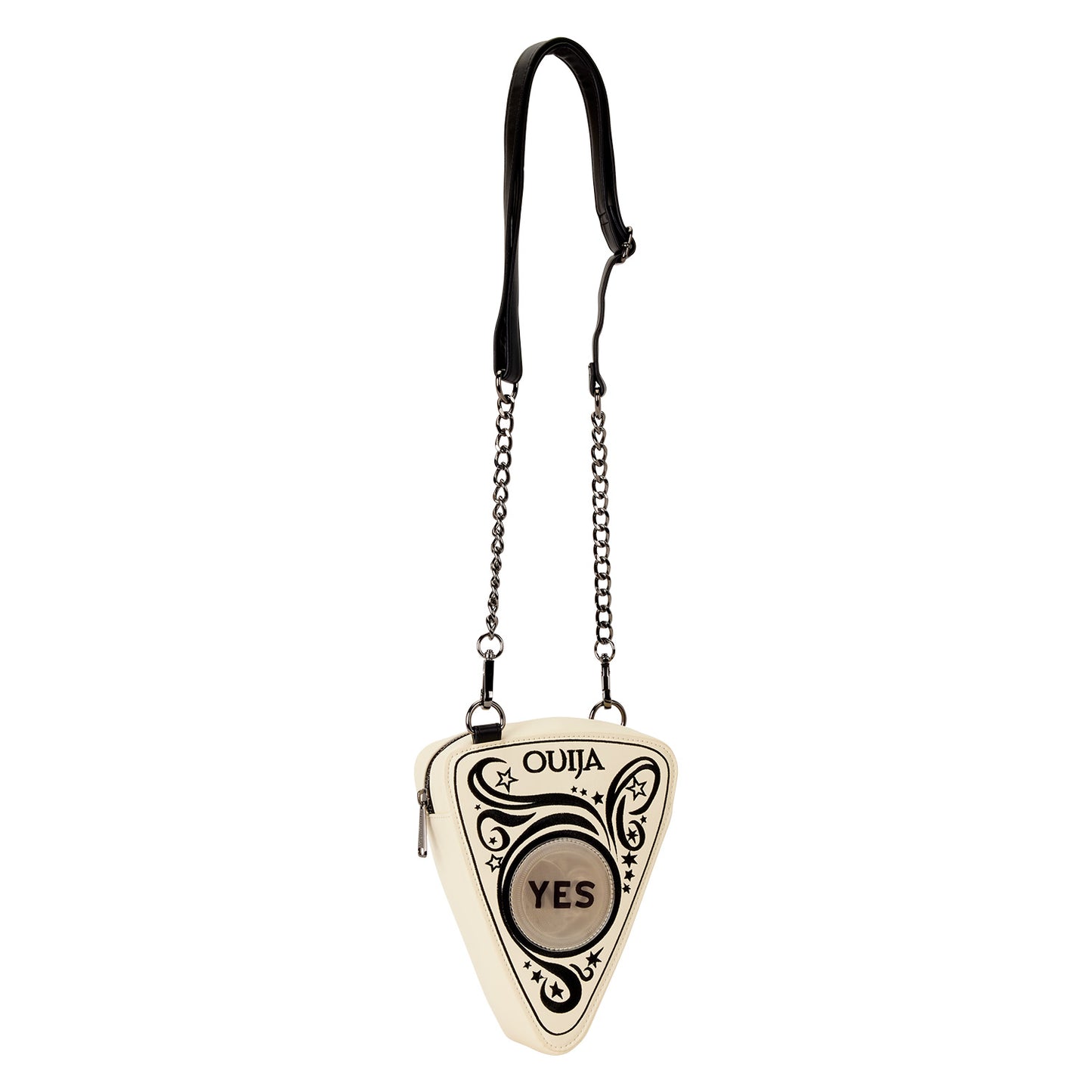 Loungefly Ouija Planchette Lenticular Glow Figural Crossbody Bag