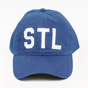St. Louis "STL" Collegiate Dad Hat – Royal Blue