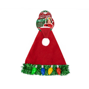 Uncle Bob's Tacky Tinsel Light-Up Santa Hat SALE