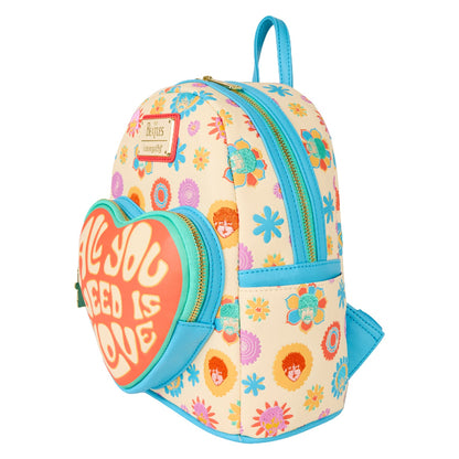 Loungefly The Beatles All You Need Is Love Mini Backpack