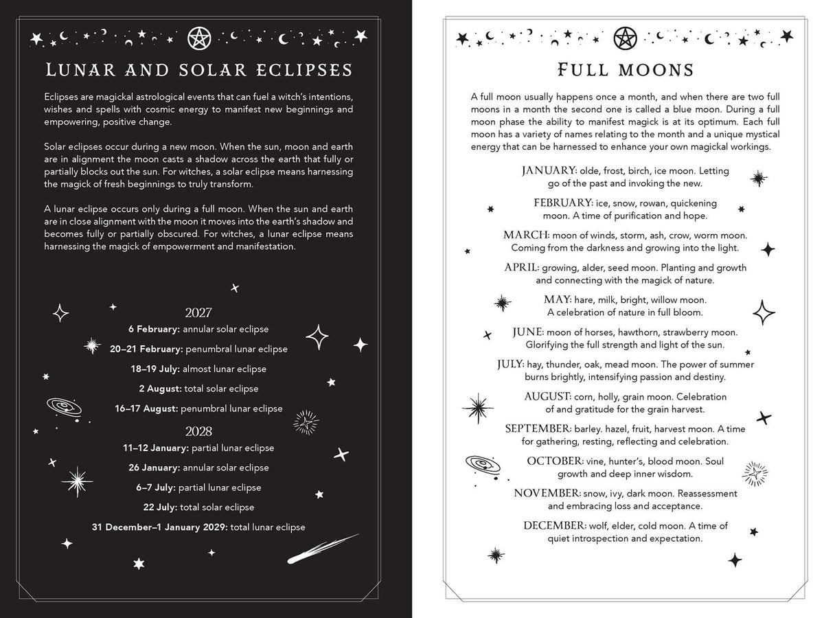 2027 Witch's Diary & Planner - Northern Hemisphere