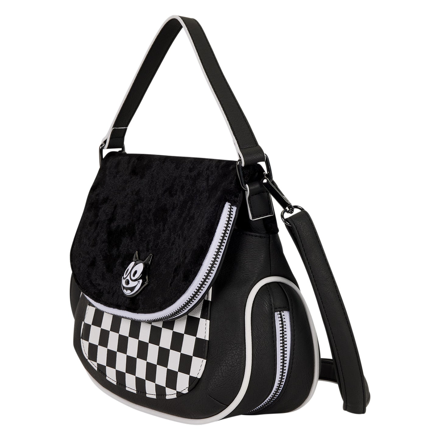 Loungefly Felix the Cat Crossbody Bag with Lenticular Coin Bag