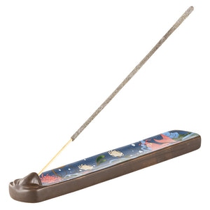 Ceramic Incense Burner - Koi 9"