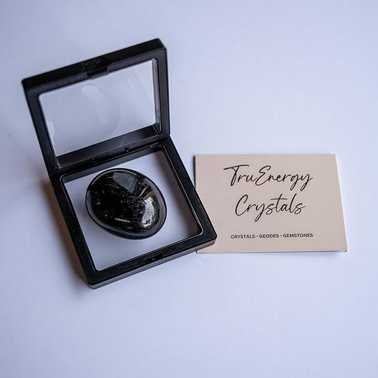 TruEnergy Black Tourmaline Palm Stone - 2"