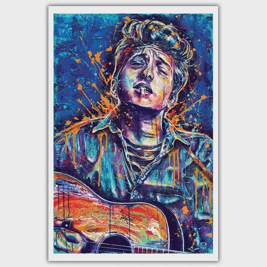 Bob Dylan Talkin' WWIII Blues Art Print 12 X 18"