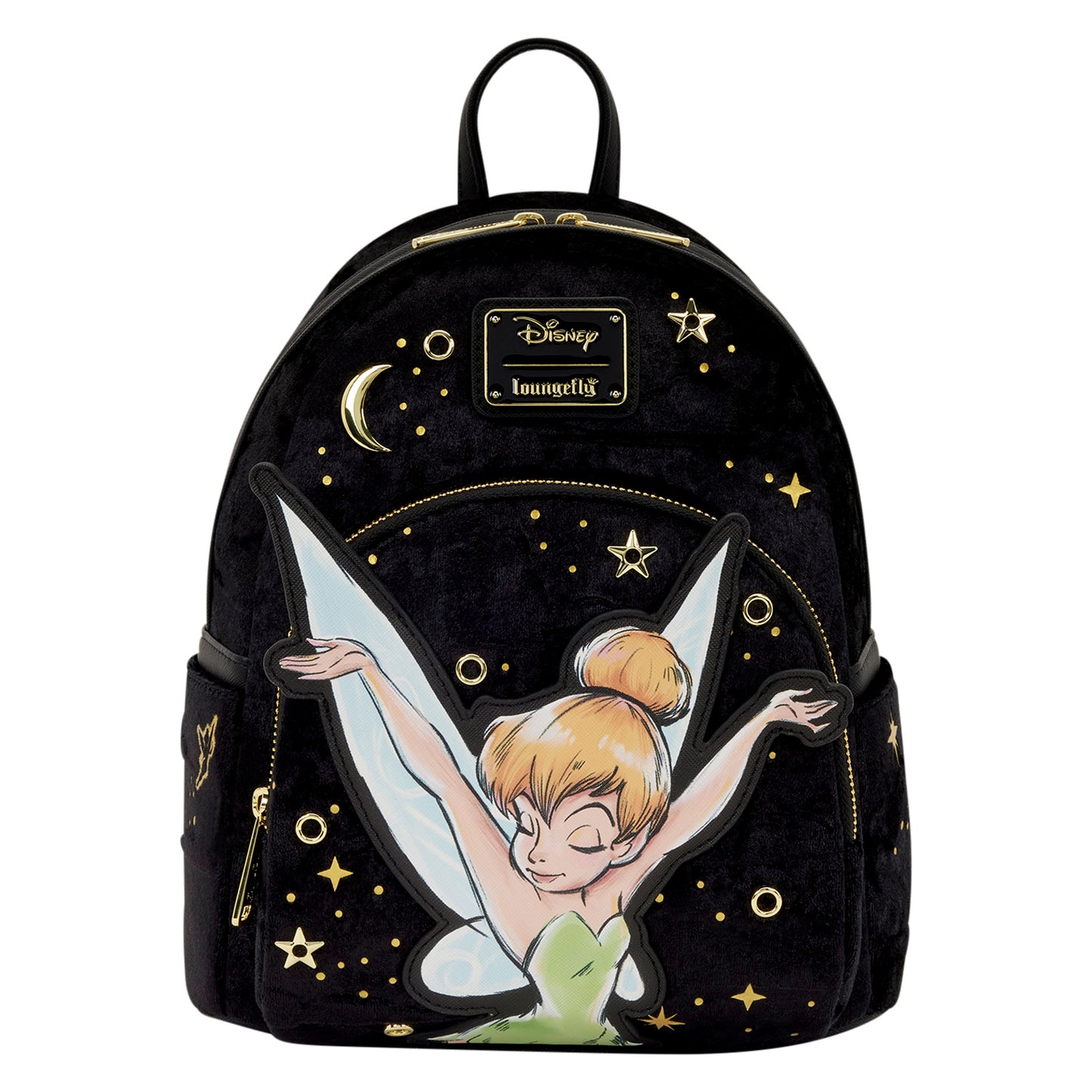 Loungefly Disney Tinker Bell Pixie Dust Velvet Mini Backpack
