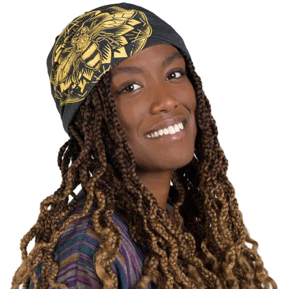 Soul Flower Bee Mandala Boho Headband